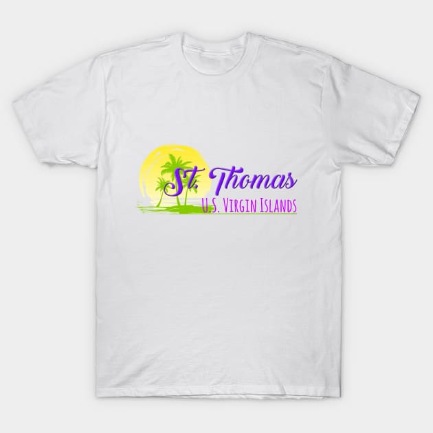 Life's a Beach: St. Thomas, U.S. Virgin Islands T-Shirt by Naves